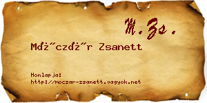 Móczár Zsanett névjegykártya